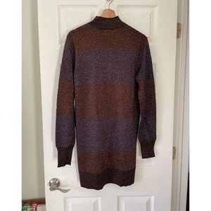 NWT Adam Selman turtleneck glitter mini dress
